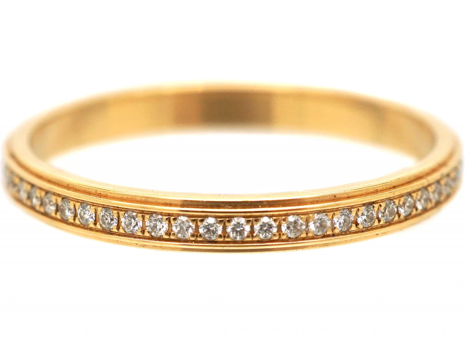 Cartier 18ct Gold, Diamond Eternity Ring In Original Case 9 Cartier 18ct Gold, Diamond Eternity Ring In Original Case - Image 7