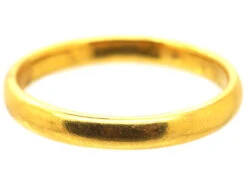 22ct Gold Wedding Ring By Charles Green & Sons Made In 1936 -Antique Jewellery Company DSC03579 copy