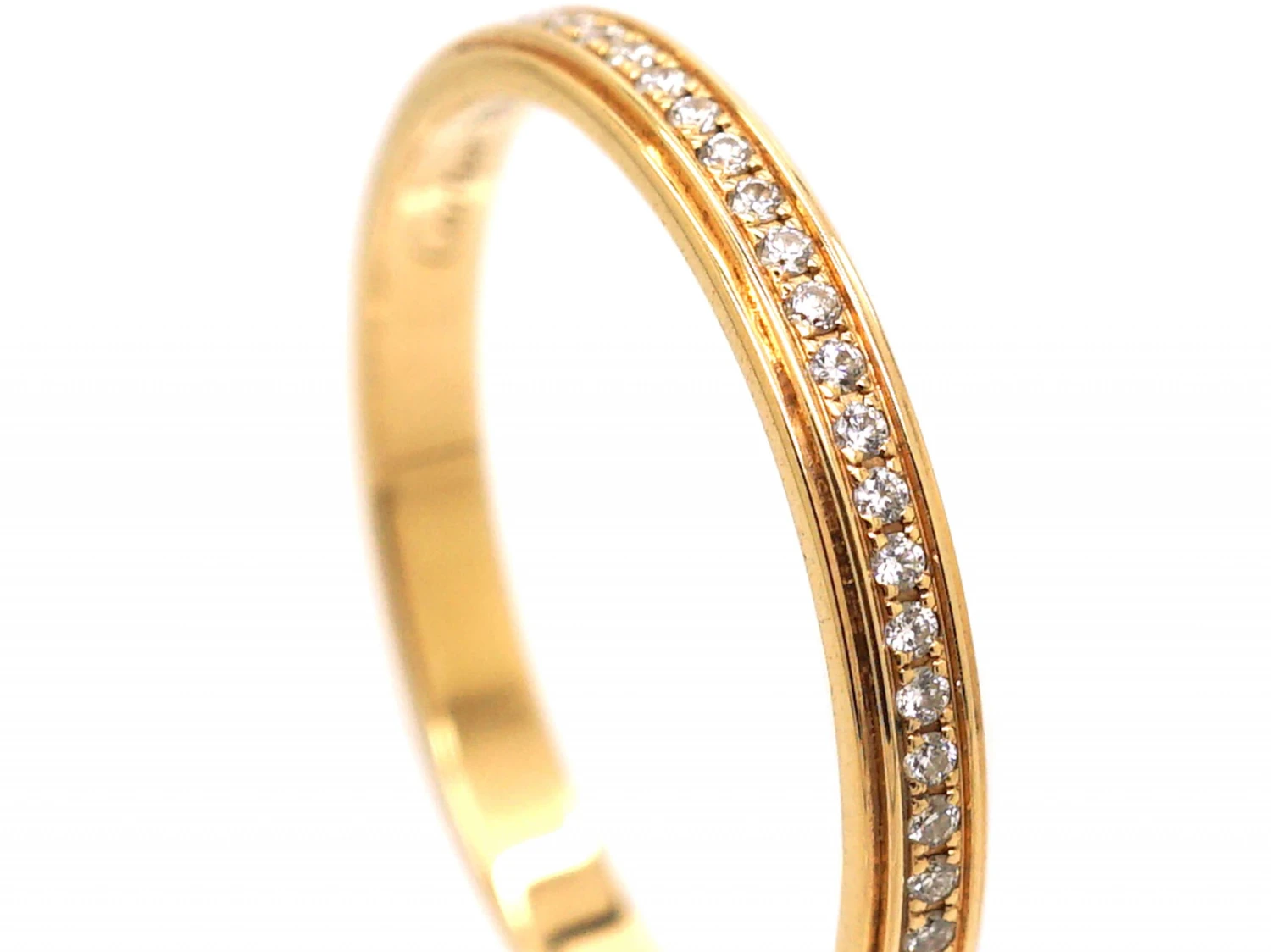 Cartier 18ct Gold, Diamond Eternity Ring In Original Case 7 Cartier 18ct Gold, Diamond Eternity Ring In Original Case - Image 5