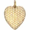 Edwardian 15ct Gold Large Heart Shaped Locket Pave Set With Natural Pearls -Antique Jewellery Company DSC03603 scaled 1