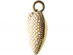 Edwardian 15ct Gold Large Heart Shaped Locket Pave Set With Natural Pearls 6 Edwardian 15ct Gold Large Heart Shaped Locket Pave Set With Natural Pearls -Antique Jewellery Company DSC03612 scaled 1