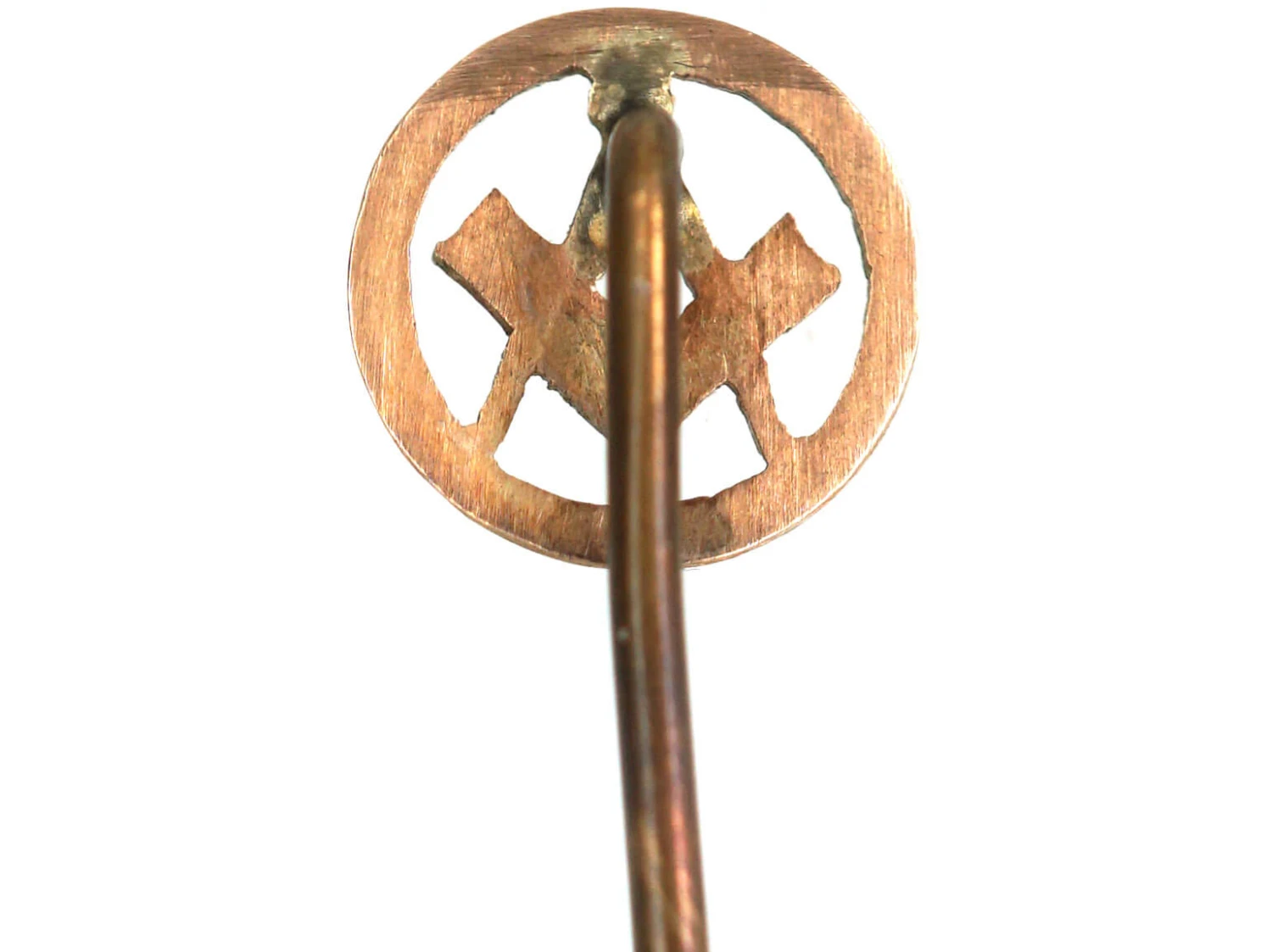 9ct Gold Masonic Tie Pin 6 9ct Gold Masonic Tie Pin - Image 4