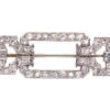 Art Deco Platinum & Diamond Brooch 1 Art Deco Platinum & Diamond Brooch -Antique Jewellery Company DSC03641