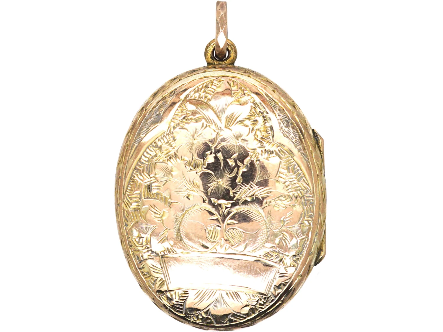 Victorian 9ct Back & Front Oval Locket With Ivy Leaf Motif 6 Victorian 9ct Back & Front Oval Locket With Ivy Leaf Motif - Image 4