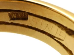 18ct Gold Victorian Plaited Gold Ring -Antique Jewellery Company DSC03698 1