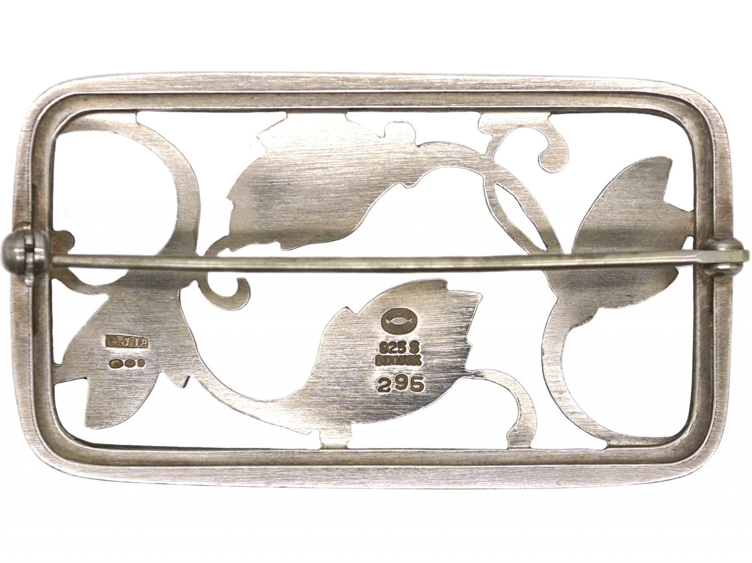 Mid 20th Century Silver Brooch By Georg Jensen 5 Mid 20th Century Silver Brooch By Georg Jensen - Image 3