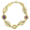 French 18ct Gold Amethyst & Moonstone Belle Epoque Bracelet 1 French 18ct Gold Amethyst & Moonstone Belle Epoque Bracelet -Antique Jewellery Company DSC03753