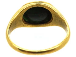 Georgian 18ct Gold Bloodstone Signet Ring With Bird & Envelope Intaglio 12 Georgian 18ct Gold Bloodstone Signet Ring With Bird & Envelope Intaglio -Antique Jewellery Company DSC03754 1