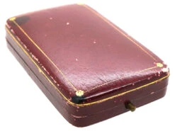 Art Deco Platinum & Diamond Drop Necklace In Original Case -Antique Jewellery Company DSC03778