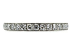 Platinum & Diamond Eternity Ring Made By Asprey