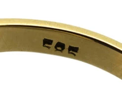 14ct Gold & Lapis Signet Ring With Intaglio Of Crest -Antique Jewellery Company DSC03898