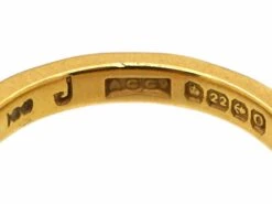 22ct Gold Wedding Ring Assayed In 1913 -Antique Jewellery Company DSC03922 scaled 1