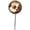 Silver & Enamel Tie Pin Of A Bulldog -Antique Jewellery Company DSC03965 1