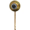 Victorian 18ct Gold, Black Enamel & Banded Onyx Tie Pin -Antique Jewellery Company DSC03989 1