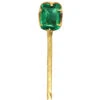 Edwardian 15ct Gold, Emerald Paste Tie Pin -Antique Jewellery Company DSC04031
