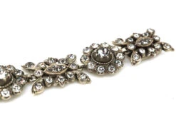 French 19th Century Silver & Paste Bracelet 12 French 19th Century Silver & Paste Bracelet -Antique Jewellery Company DSC04077