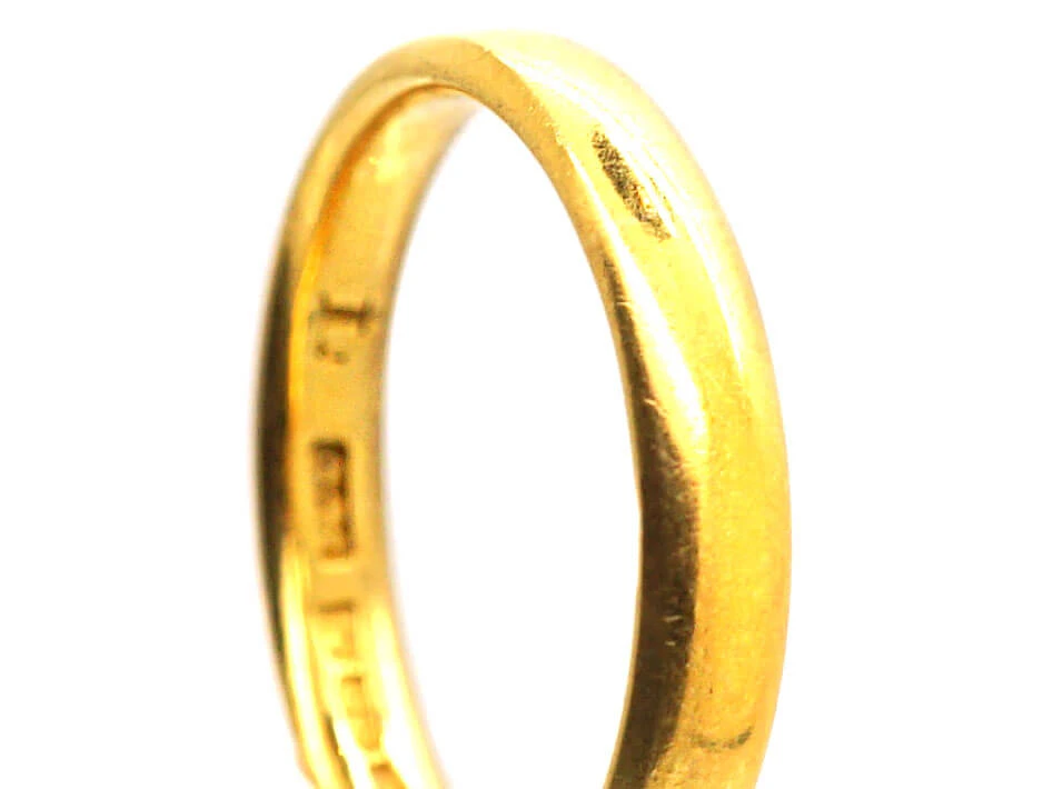 22ct Gold Wedding Ring Assayed In 1926 4 22ct Gold Wedding Ring Assayed In 1926 - Image 2