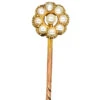 Edwardian 15ct Gold & Natural Split Pearl Cluster Tie Pin 2 Edwardian 15ct Gold & Natural Split Pearl Cluster Tie Pin -Antique Jewellery Company DSC04126