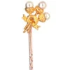Edwardian 15ct Gold Triple Acorn & Natural Pearl Tie Pin -Antique Jewellery Company DSC04156 1