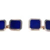 Art Deco 9ct & 18ct Gold, Lapis Lazuli Cufflinks -Antique Jewellery Company DSC04345
