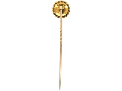 Victorian 15ct Gold Tie Pin Set With A Banded Sardonyx -Antique Jewellery Company DSC04350 1