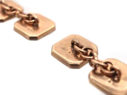 Art Deco 9ct & 18ct Gold, Lapis Lazuli Cufflinks -Antique Jewellery Company DSC04351