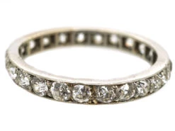 Platinum & Diamond Eternity Ring 17 Platinum & Diamond Eternity Ring -Antique Jewellery Company DSC04428