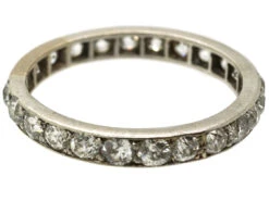 Platinum & Diamond Eternity Ring 15 Platinum & Diamond Eternity Ring -Antique Jewellery Company DSC04431