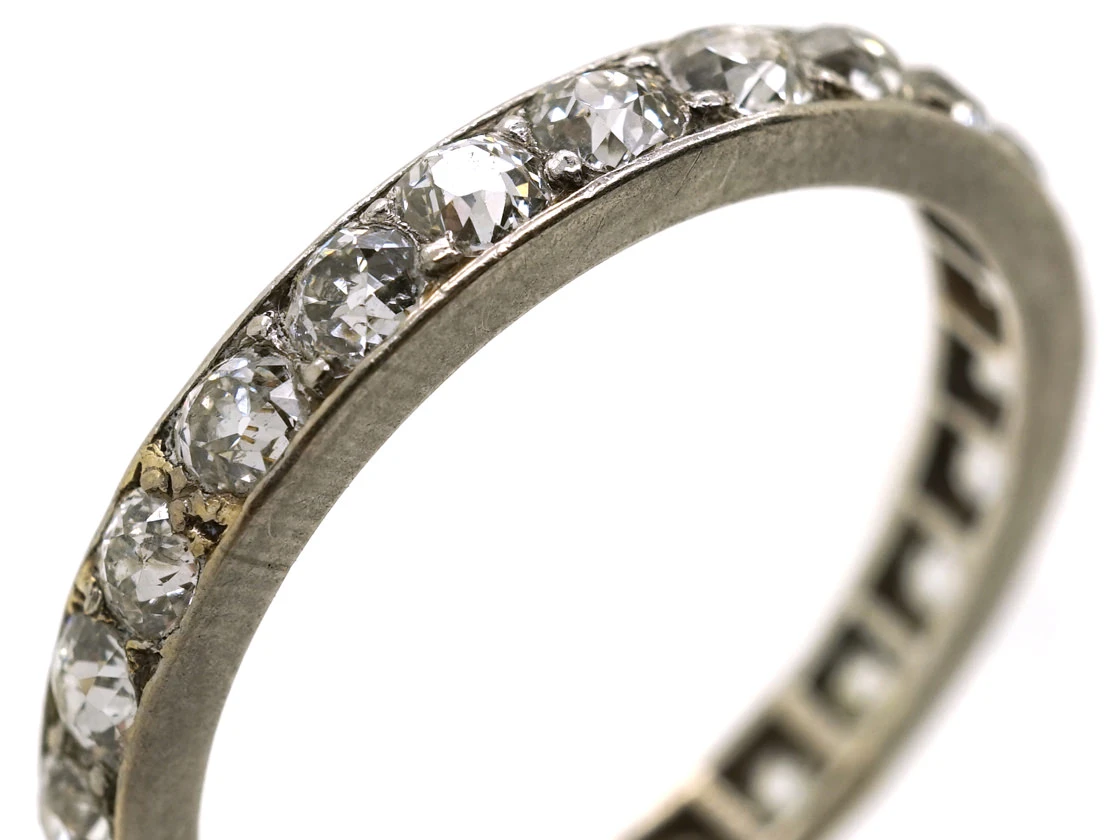 Platinum & Diamond Eternity Ring 5 Platinum & Diamond Eternity Ring - Image 3
