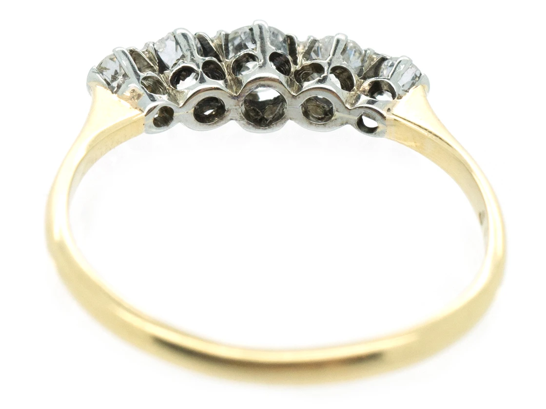 18ct Gold Diamond Five Stone Ring 5 18ct Gold Diamond Five Stone Ring - Image 3
