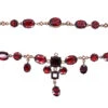 Edwardian Flat Cut Almandine Garnet, Pearl β& Gold Necklace In Original Case 1 Edwardian Flat Cut Almandine Garnet, Pearl β& Gold Necklace In Original Case -Antique Jewellery Company DSC04651