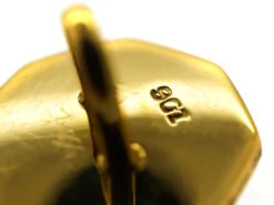 Edwardian 9ct Gold & Mother Of Pearl Dress Set In Original Case -Antique Jewellery Company DSC04814