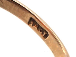 Art Deco 18ct Gold Large Opal Ring -Antique Jewellery Company DSC04846