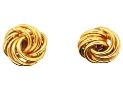 9ct Gold Small Knot Earrings