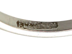 Art Deco Platinum Eternity Ring 10 Art Deco Platinum Eternity Ring -Antique Jewellery Company DSC04916 1