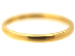 22ct Gold Small Wedding Band -Antique Jewellery Company DSC04932