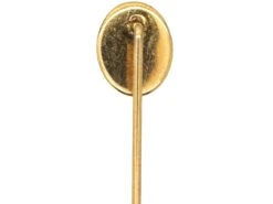 Edwardian 15ct Gold Tiger’s Eye Scarab Tie Pin -Antique Jewellery Company DSC04947 scaled 1