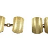 Art Deco 9ct Gold & Silver Rectangular Engine Turned Cufflinks 1 Art Deco 9ct Gold & Silver Rectangular Engine Turned Cufflinks -Antique Jewellery Company DSC04975 1
