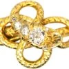 Victorian 18ct Gold Coily Snake Ring Set With Diamonds 1 Victorian 18ct Gold Coily Snake Ring Set With Diamonds -Antique Jewellery Company DSC04988 scaled 1