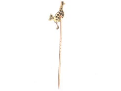 Edwardian Cockerel Diamond Set Tie Pin 9 Edwardian Cockerel Diamond Set Tie Pin -Antique Jewellery Company DSC05076