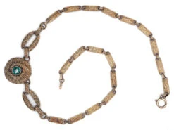 Theodor Fahrner Silver Gilt Necklace Set With A Green Tourmaline 8 Theodor Fahrner Silver Gilt Necklace Set With A Green Tourmaline -Antique Jewellery Company DSC05361