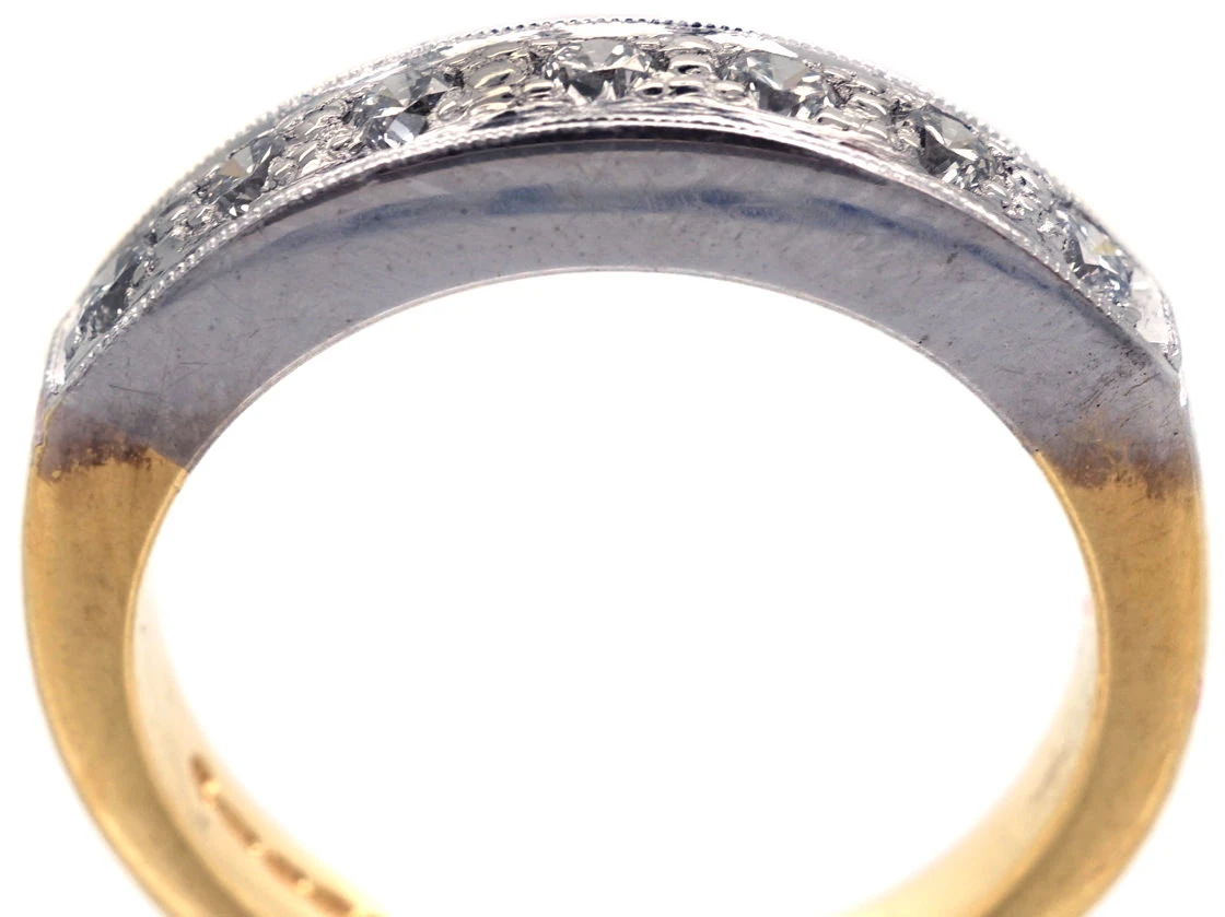 Diamond Half Eternity Ring 7 Diamond Half Eternity Ring - Image 5