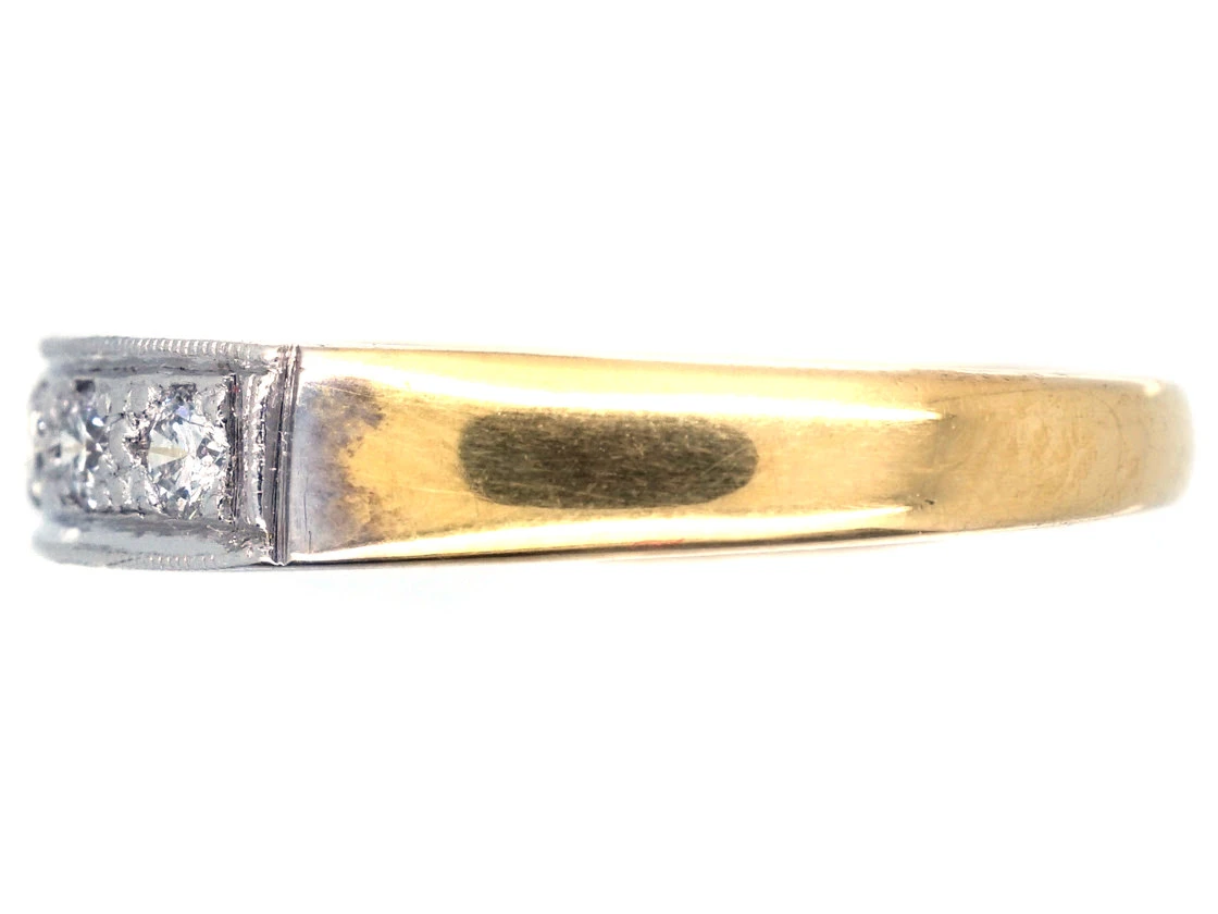 Diamond Half Eternity Ring 9 Diamond Half Eternity Ring - Image 7