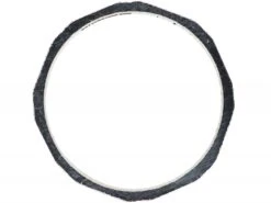 Art Deco Platinum Hexagonal Wedding Ring With Hob Nail Motif -Antique Jewellery Company DSC05454 scaled 1