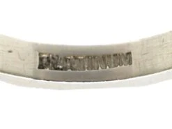 Art Deco Platinum Hexagonal Wedding Ring With Hob Nail Motif -Antique Jewellery Company DSC05461 scaled 1