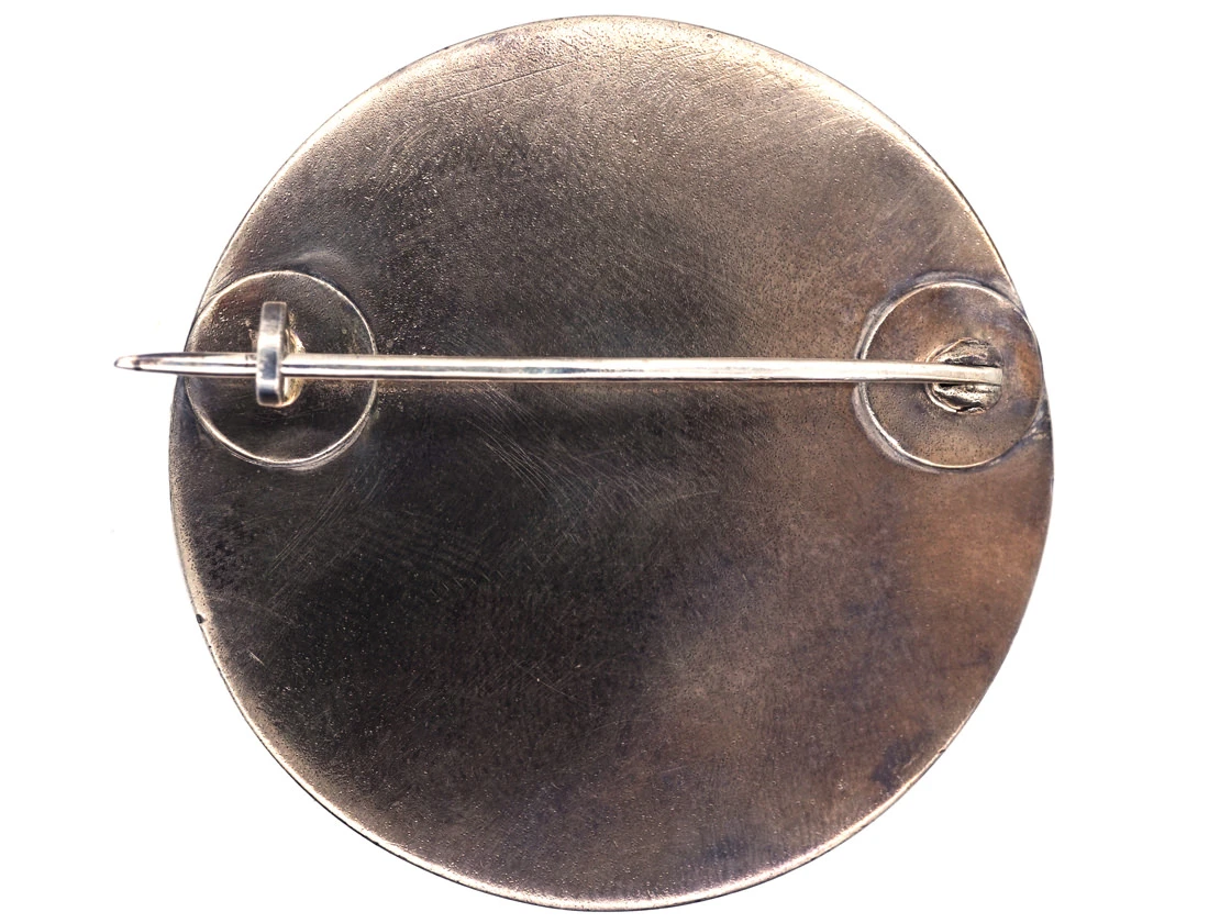 Japanese 19th Century Shakudo Brooch 5 Japanese 19th Century Shakudo Brooch - Image 3