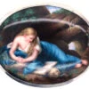 Victorian Large Oval Silver & Porcelain Brooch Of Reclining Lady 1 Victorian Large Oval Silver & Porcelain Brooch Of Reclining Lady -Antique Jewellery Company DSC05472 1