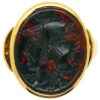 Victorian 9ct Gold Signet Ring With A Bloodstone Intaglio Of Hermes 1 Victorian 9ct Gold Signet Ring With A Bloodstone Intaglio Of Hermes -Antique Jewellery Company DSC05477 1