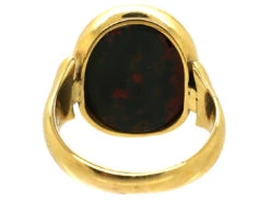 Victorian 9ct Gold Signet Ring With A Bloodstone Intaglio Of Hermes -Antique Jewellery Company DSC05483