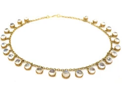 Edwardian 15ct Gold Moonstone Drops Necklace -Antique Jewellery Company DSC05515